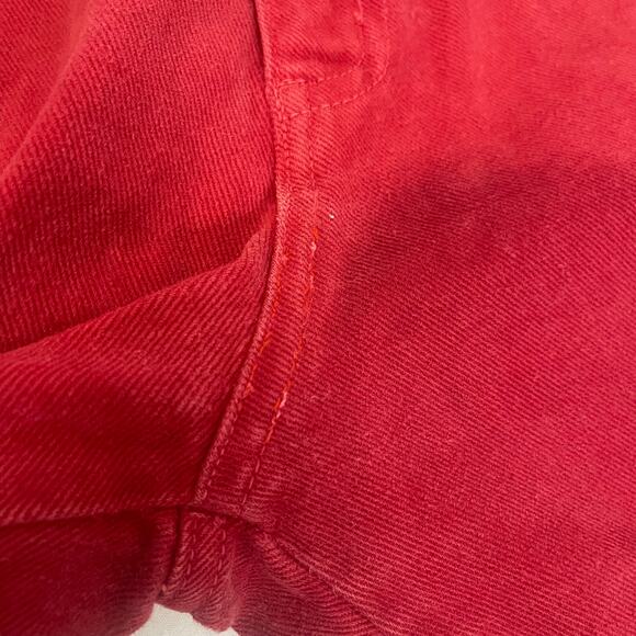 Vintage Cross Colour Red shorts Size 38 **FLAW** - Picture 6 of 11